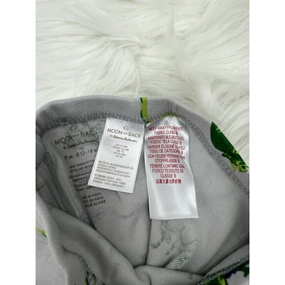 NEW 12-18 Months 75 HANNA ANDERSSON Moon and Back Dinosaurs 2pc Pajama S… - Picture 9 of 12
